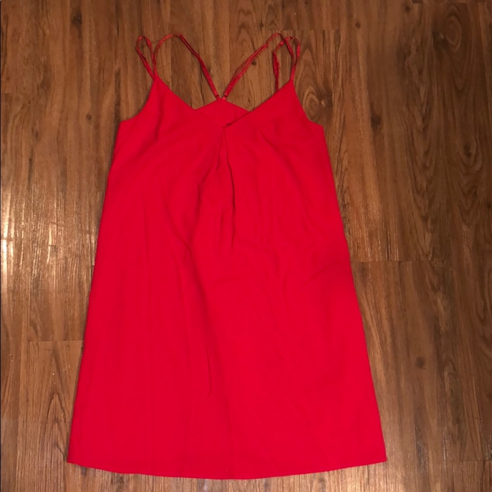 Red formal dress